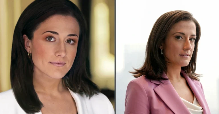 Cassidy Hutchinson Net Worth – political aide speaking at an event, representing her career, public presence, and financial growth.